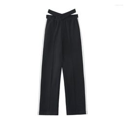 Women's Pants & Capris Wholesale 2022 Spring Summer Autumn Fashion Casual Long Women Woman Female OL Wide Leg BFy1036