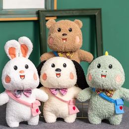 2022 new High Quality Plush toys cute bear rabbit doll pet animal series hand gift children's cloth doll in stock
