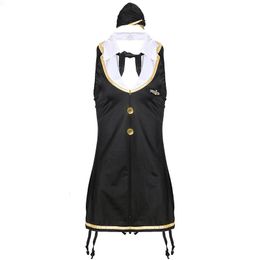 Dress Two Piece Dress Carnival Stewardess Airline Uniform PinUp Girl Costume Bar Clubwear Flight Captain Outfit Cosplay Halloween Party