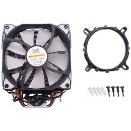 snowman cooler UK - Repair Tools & Kits SNOWMAN CPU Cooler Master 5 Direct Contact Heatpipes Freeze Tower Cooling System Double Fan With PWM 2 Fans