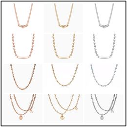 Pendant 925 silver Necklaces U shaped necklace tiff HardWear series rose the same styleany Co. original packaging highquality designer