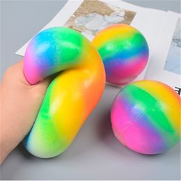 Squeeze Balls Change Colour Soft Foam TPR for Kids Children Adults Funny Toys Stress Relief 220628