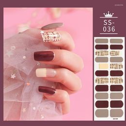 Stickers & Decals 1PCS Colorful Fashion Nail Manicure Decoration Art For Nails Lot Last Update Women Salon Prud22