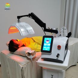 New Trend 6 In 1 7 Colours PDT LED Phototherapy Skin Whitening Spray Gun Skin-Scrubber RF Photon PDT LED Phototherapy Machine