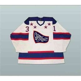Nik1 2020 Custom Vintage OHL 1989-92 17 Guy Leveque Cornwall Royals Game Worn Hockey Jerseys