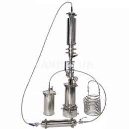 ZZKD Lab Supplies 1lb Closed Loop Extractor Turnkey Small 1pound BHO Extraction With Rack Mounted