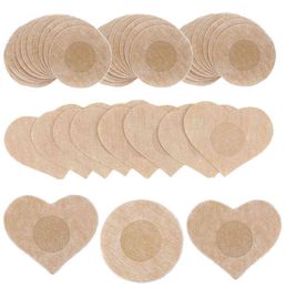 5PC 50pcs Women's Invisible Breast Lift Tape Overlays on Bra Nipple Stickers Chest Stickers Adhesivo Bra Nipple Covers Sticky Bra Y220725