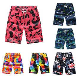 Men's Shorts Fashion Mens Swimwear Swim Printed Trunks Beach Board Swimming Pants Swimsuits Quick Dry Surffing