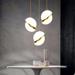 Pendant Lamps Nordic Led Crystal Iron Hanglamp Kitchen Dining Bar Lights Light Living Room Hanging Lamp LivingroomPendant