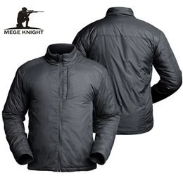 Mege Tactical Jacket Autumn Winter Men Parka Military Windbreaker Coat Male Workwear US Army Combat Clothing Lightweight Warm 201127