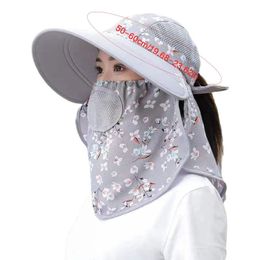 Wide Brim Hats Outdoor Sunscreen Fishing Suns Anti Uv Protection Face Neck Guard Sun Headband Rain Hat HikingWide