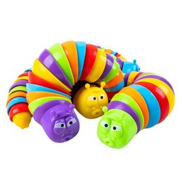 Children's Fidget Toy Caterpillar Slug Puzzle Tricky Simulation Decompression Vent Toys W2