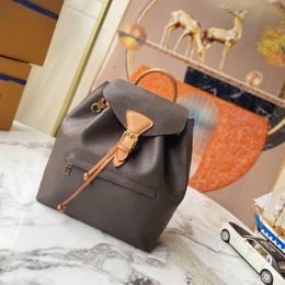 Designer Montsouris Backpack Women Fashion Casual Luxury BB PM Backpack Schoolbag cowhide leather Purse Wallet Drawstring Duffle Shoulder Bag M45515 M45501