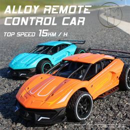 est Metal 124 4WD RC Drift Racing Car 2.4G Off Road R Remote Control Vehicle Electronic Remo Hobby Children Toys 220628