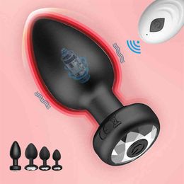 vagina penis massage Canada - Massager Sexy Toys Penis Vibrator Wireless Remote Anal Sex Toy for Men Women Plug Male Prostate Massage Vagina g Spot Dildo Anus B295Q