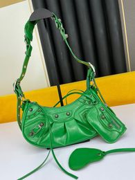 High quality Genuine Leather Handbag Messenger bags woman shoulder Cross body Bag Wallet locomotive's bags 003