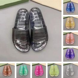 Woman Slippers Summer Open Toe Outdoor Casual Beach Shoes for Women High Heels Flip flops Jelly Shoes Sandales With Box