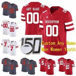 Thr NCAA College Jerseys Houston Cougars 5 Marquez Stevenson Case Keenum David Klingler 78 Wilson Whitley Chandler Smith Custom Football