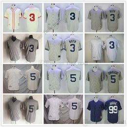 Movie Mitchell and Ness Baseball Vintage 3 Babe Ruth Jersey 5 Joe Dimaggio 99 Aaron Judge Ed Breathable Sport Sale High Quality Man