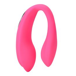 Eggs Vibrator Adult sexy Toys For Couples USB Rechargeable Dildo G Spot U Silicone Stimulator Double Vibrators Toy Women