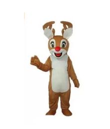 Factory hot new Reindeer Adult Mascot Costume fancy dress