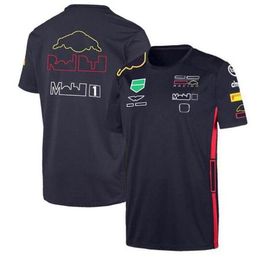 Men's T-shirts F1 Racing Model Clothing Tide Brand Team Perez Cardigan Polo Shirt Polyester Quick-drying Motorcycle Riding Suit with the Sa Gfx0