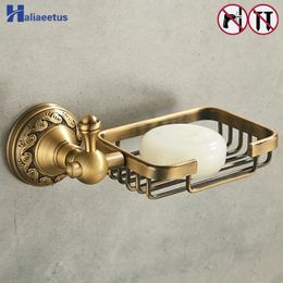 Nali Free Wall Mounted Soap Dishes Antique Holder Basket Bathroom Accessories Banheiro Bath Hardware Y200407