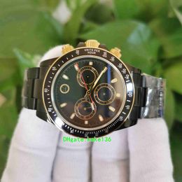 BP Maker Super Quality men Watches Perpetual 40mm Cosmograph Gold Black PVD Case CAL.4130 Movement Transparent Mechanical Automatic Mens Watch Men's Wristwatches
