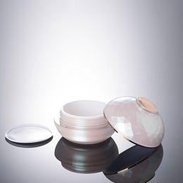 50pcs/lot 30g 50g Cosmetic Container Cube Acrylic Jar Clear Cream Pot Makeup Sample Jars acrylic bottle