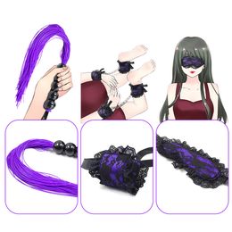 Other Health & Beauty Items 3Pcs/set Lace Erotic Handcuffs Ankle Cuff Restraints