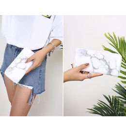 Evening Bags Marble Pattern Clutch Fashion Printing Women Ladies Zipper High Quality Small Wallet