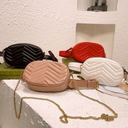 chest bag Chain bag Crossbody mini Totes Bags Metallic Lady Luxury Designer Brand Fashion Handbags Quality Women Phone Wallet box