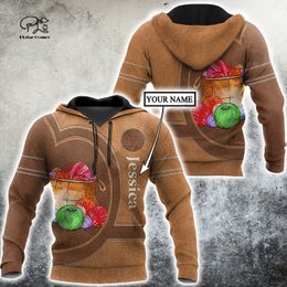 PLstar Cosmos 3DPrinted est Tailor Sewing Gift Custom Name Unique Hrajuku Streetwear Unisex Casual Hoodies Zip Sweatshirt B 4 220714gx