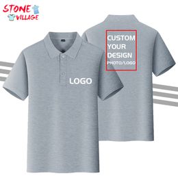 Personalized Customization Same Style For Men And Women Casual All match Top Solid Color T shirts Diy Print Your Design 220722