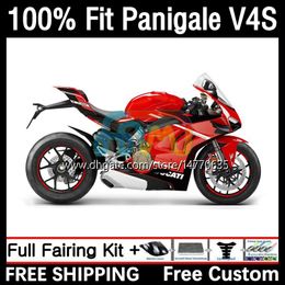 OEM Bodywork For DUCATI Panigale V 4 V4 S R V4S V4R 2018 2019 2020 2021 Body Kit 1DH.18 Street Fighter V4-S V4-R 18-21 V-4S V-4R 18 19 20 21 Injection Mould Fairing red green