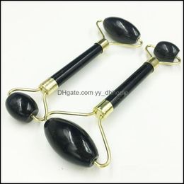 Other Home Garden Black Colour Facial Roller Natural With 2 Head Jade Stone Mas Stick Womens Mass Products 3 5Sb E1 Drop Delivery 2021 Dww6