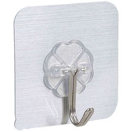 Thicken Pattern Hooks Transparent Strong Self Adhesive Door Wall Hangers Hook Suction Heavy Load Rack Cup Sucker