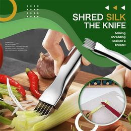 Shred Silk The Knife Vegetable Scallions Cutter Food Kitchen Speedy Chopper Kitchen Accessories Cuisine Outils Accessoires