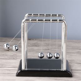 Square stainless steel Newton pendulum ball billiard bump small medium and large plastic base metal permanent 201212