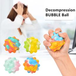globbles fidget toy Australia - Silicone 3D Push Bubble Decompression Ball Squeeze Sensory Fidget Toy Stress Relief Catch Ball Special Needs of Autism globbles toys balls