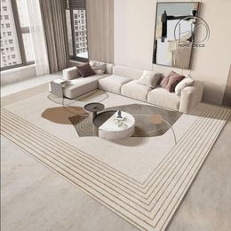 Carpets Living Room Crystal Velvet Carpet Light Luxury High-end Modern Minimalist Bedroom Gray Coffee Table Blanket NordicCarpets CarpetsCar