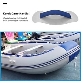 Kayak Carry Rubber Boat Canoe Assault PVC Seat Plate Fixed Webbing Handle Seat Hook Strap Accessories