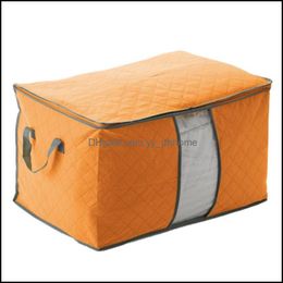Storage Bags Home Organization Housekee Garden Portable Durable Cloth Container Organizer Non Woven Underbed Pouch Closet Cabin Sweater Cl