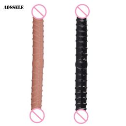 Realistic Double Huge Dildo G Spot Clitoris Stimulator Silicone Big sexy Toys For Women Men Long Penis Adult Erotic Toy