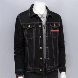 Kurtka męska Caots Denims Vintage Style Mens Coat Jeans Wiosna Jesień Designerskie kurtki Outwears