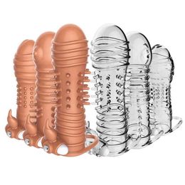 adult sexual toys Canada - Massager Sexy Toys Penis Vibrator Increase the Fun of Delay Crystal Set, Vibrate Wolf Tooth Female Stimulate Adult Sexual Products, Orgasm Set