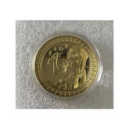 Tooth Fairy gift Collectible Silver Gold Plated Souvenir Coin Lucky Creative.cx