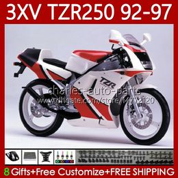 Bodywork For YAMAHA TZR 250 TZR250 R RS RR TZR250RR TZR-250 92-97 Body 117No.32 YPVS 3XV TZR250R Red white 92 93 94 95 96 97 TZR250-R 1992 1993 1994 1995 1996 1997 Fairing