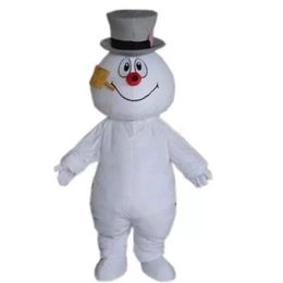 Hallowee Red Nose Snowman Mascot Costume Top Quality Cartoon Anime theme character Carnival Adult Unisex Dress Christmas Birthday Party Outdoor Outfit