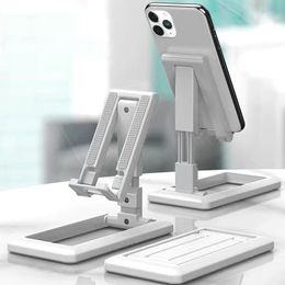 Fashion Foldable Tablet Holder Desktop Mobile Phone Stand Adjustable Desk Bracket Smartphone Stand for iPad iPhone Samsung
